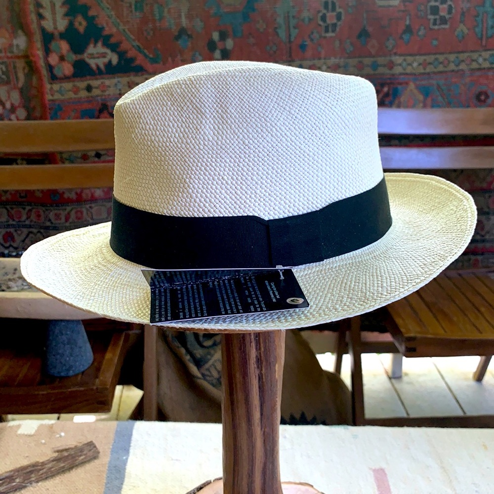Ecuador Montecristi Panama Straw Hat Sz 60